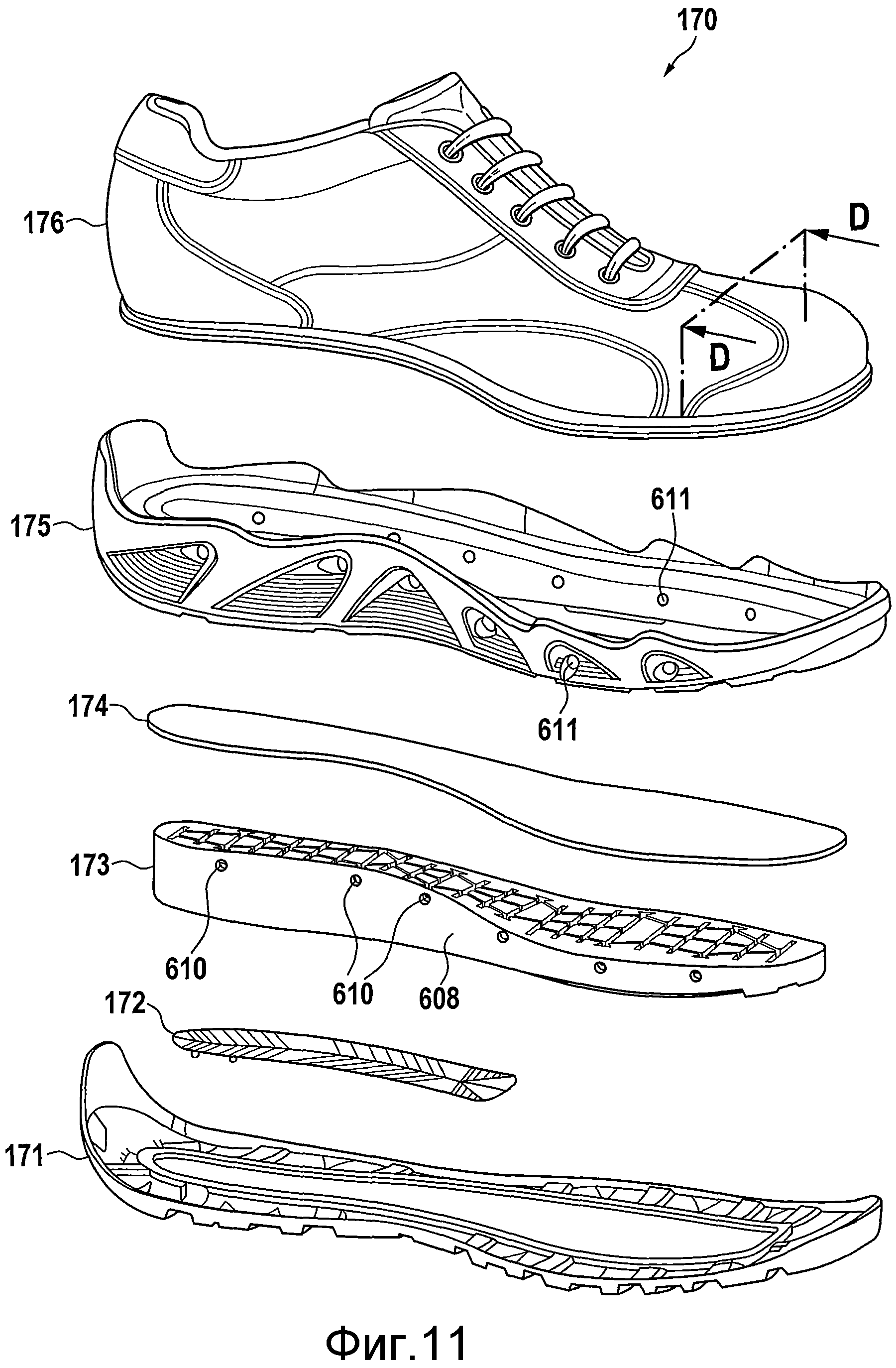 Схема обуви