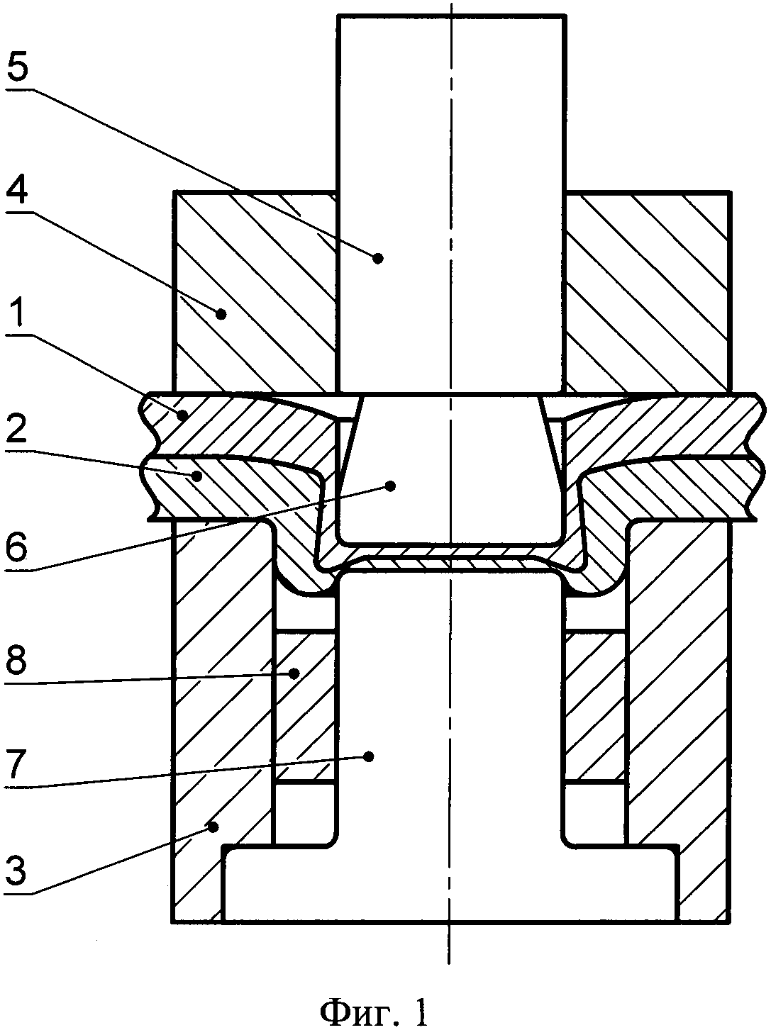 Способ соединения наложенных друг на друга металлических листов клинчеванием