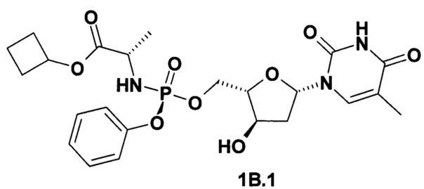 Нуклеотиды, включающие N-[(S)-1-циклобутоксикарбонил]фосфорамидатный фрагмент, их аналоги и их применение