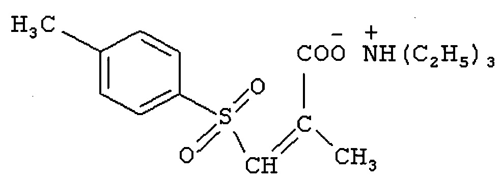 Способ получения триэтиламмониевой соли тозилметакриловой кислоты
