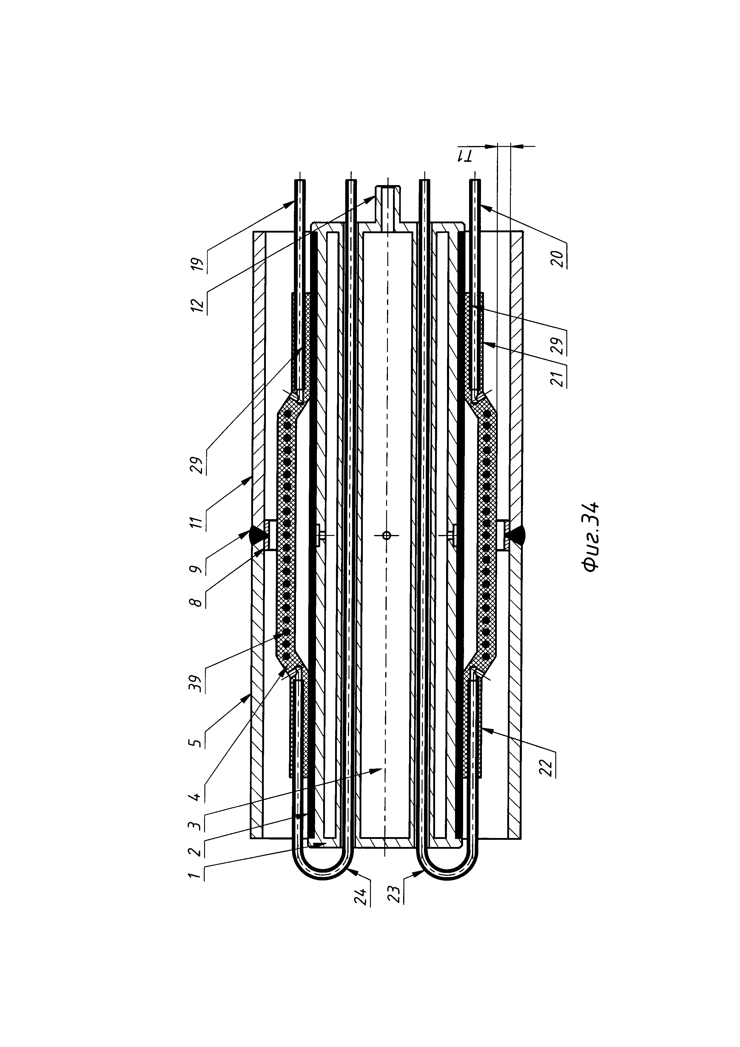 Устройство Чуйко для внутренней монолитной изоляции сварного соединения трубопровода (варианты)