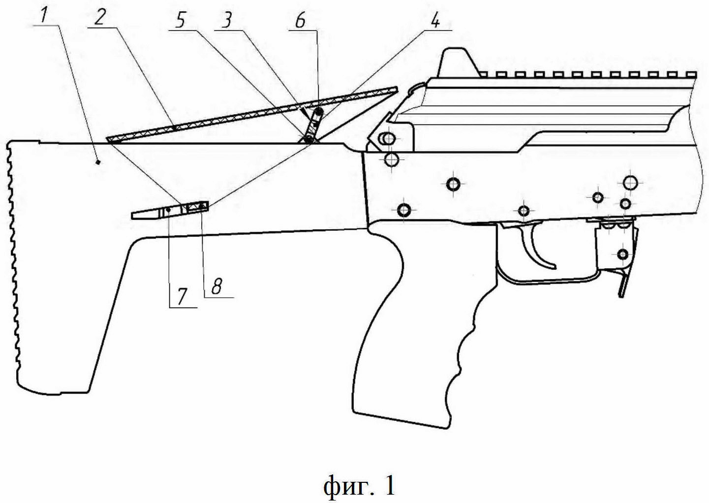 Приклад стрелкового оружия с регулируемой щекой (варианты)