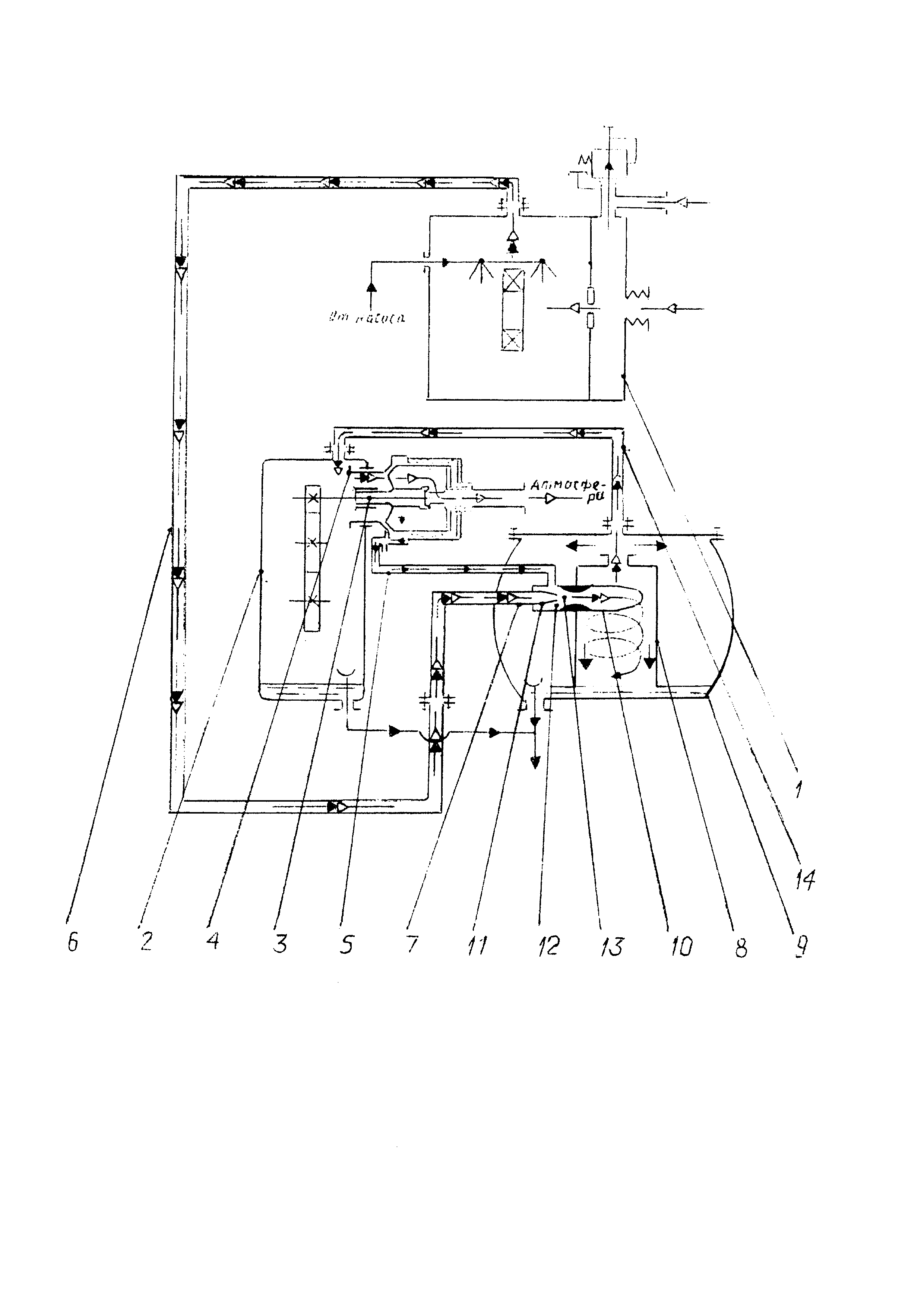 Система суфлирования воздуха в авиационном газотурбинном двигателе