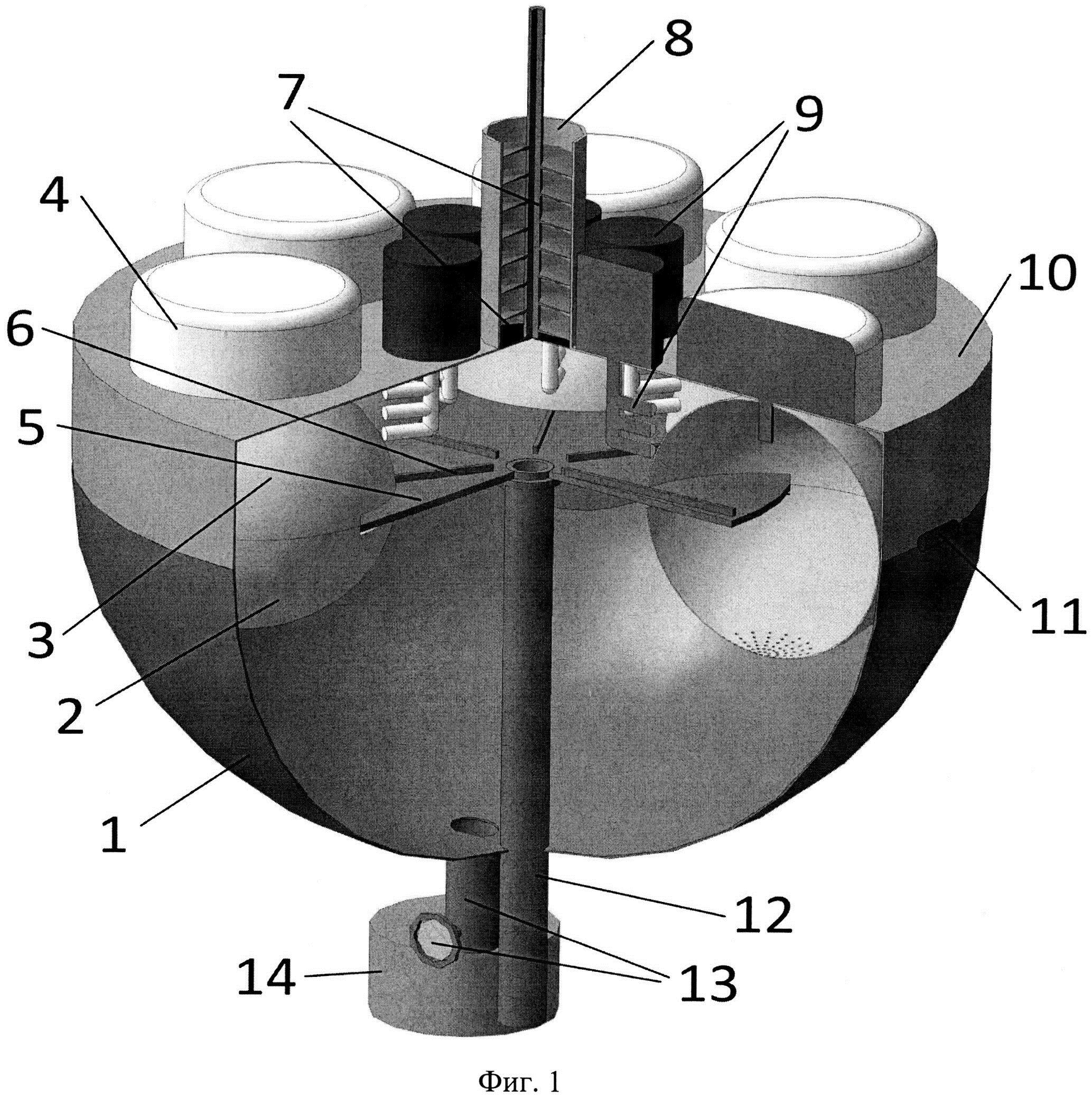 Сверхвысокочастотная установка со сферическими резонаторами для термообработки жиросодержащего сырья