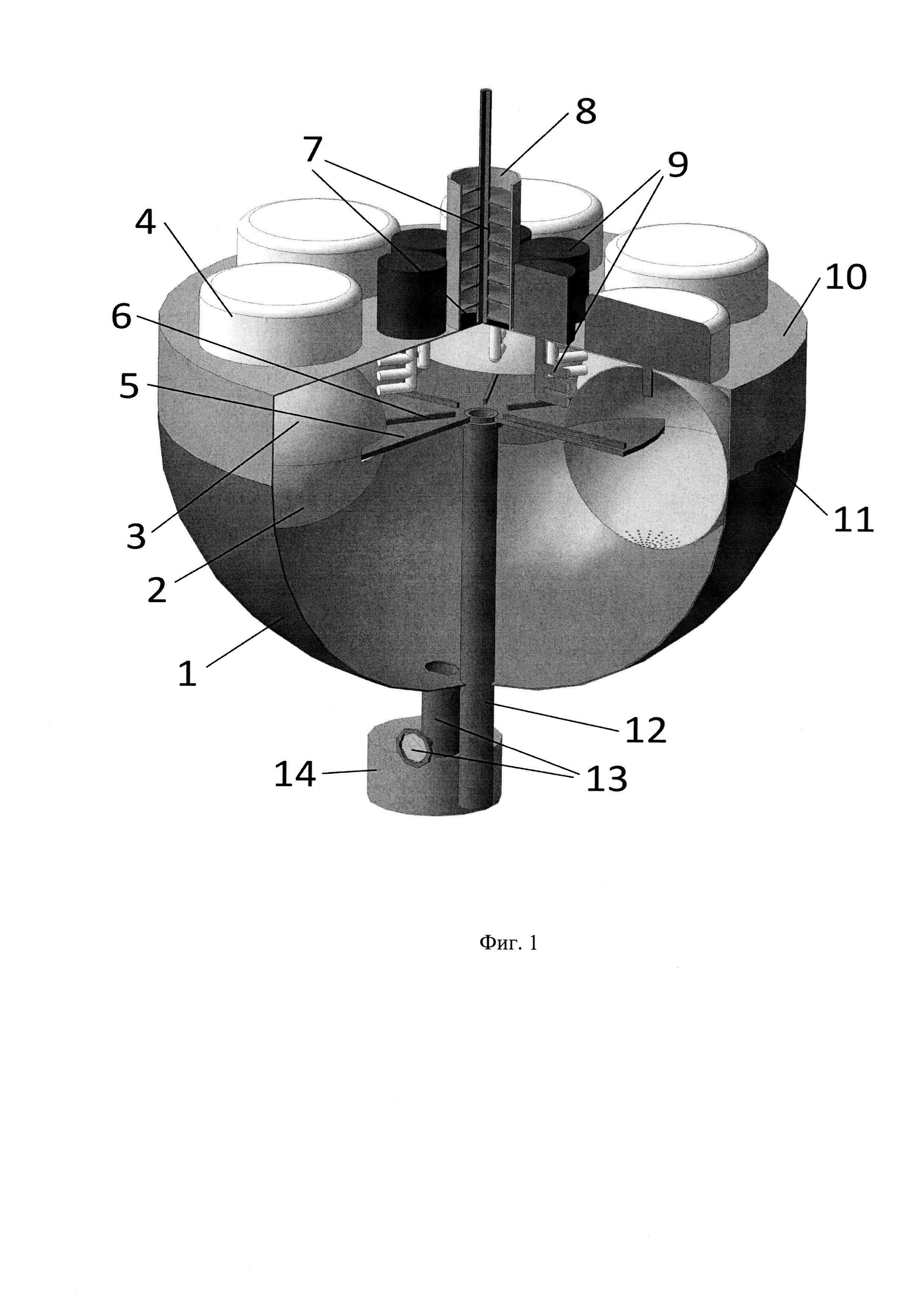 Сверхвысокочастотная установка со сферическими резонаторами для термообработки жиросодержащего сырья