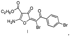 Этиловый эфир (5Z)-2-амино-5-[1-бром-2-(4-бромфенил)-2-оксоэтилиден]- 4-оксо-1Н-4,5-дигидрофуран-3-карбоновой кислоты, проявляющий противогрибковую активность