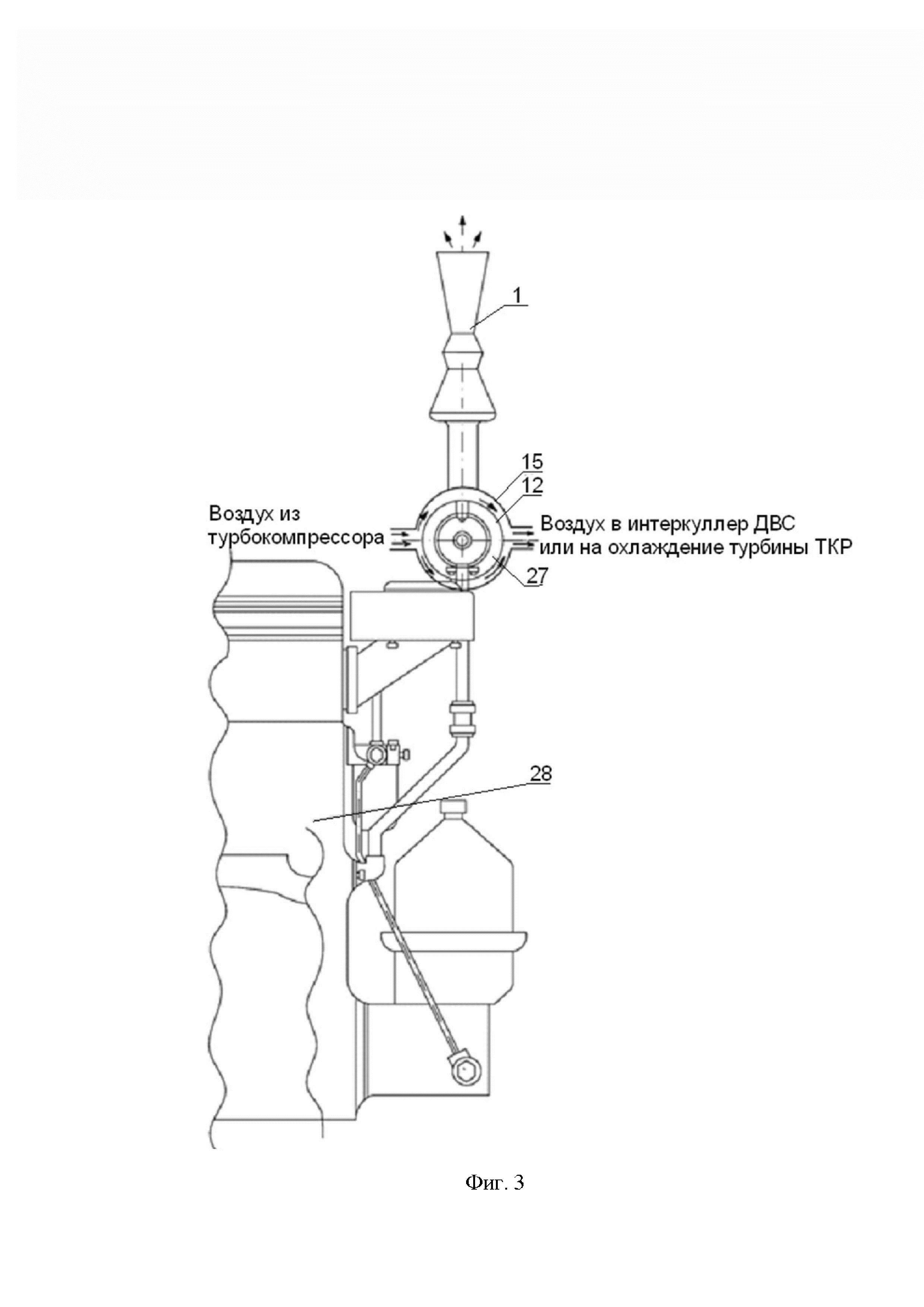 Система турбокомпрессора двигателя внутреннего сгорания