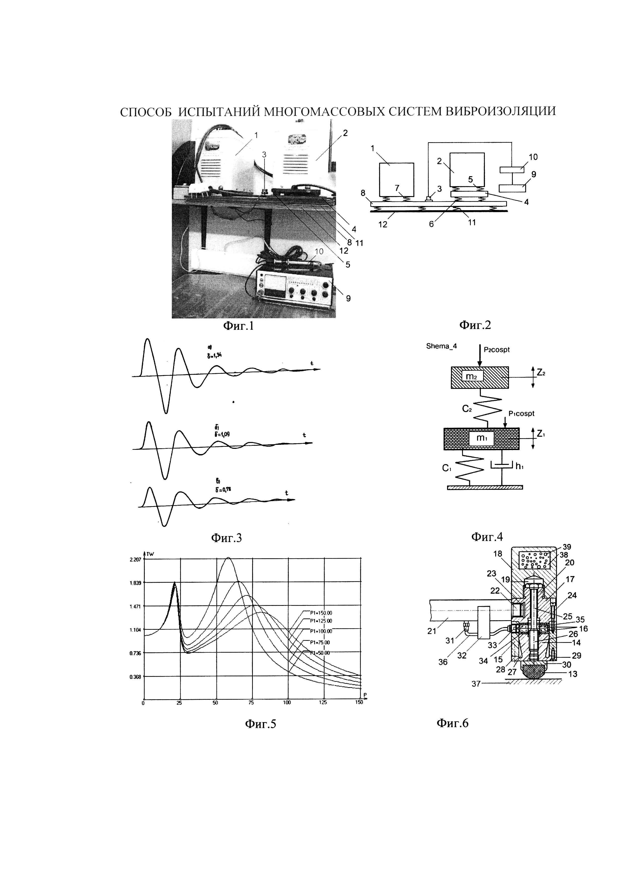 СПОСОБ ИСПЫТАНИЙ МНОГОМАССОВЫХ СИСТЕМ ВИБРОИЗОЛЯЦИИ