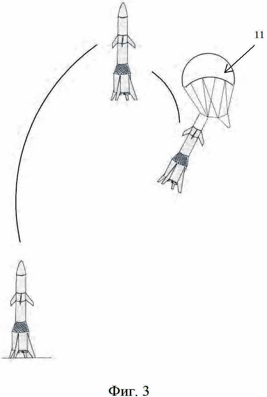 Модель управляемой многоразовой ракеты