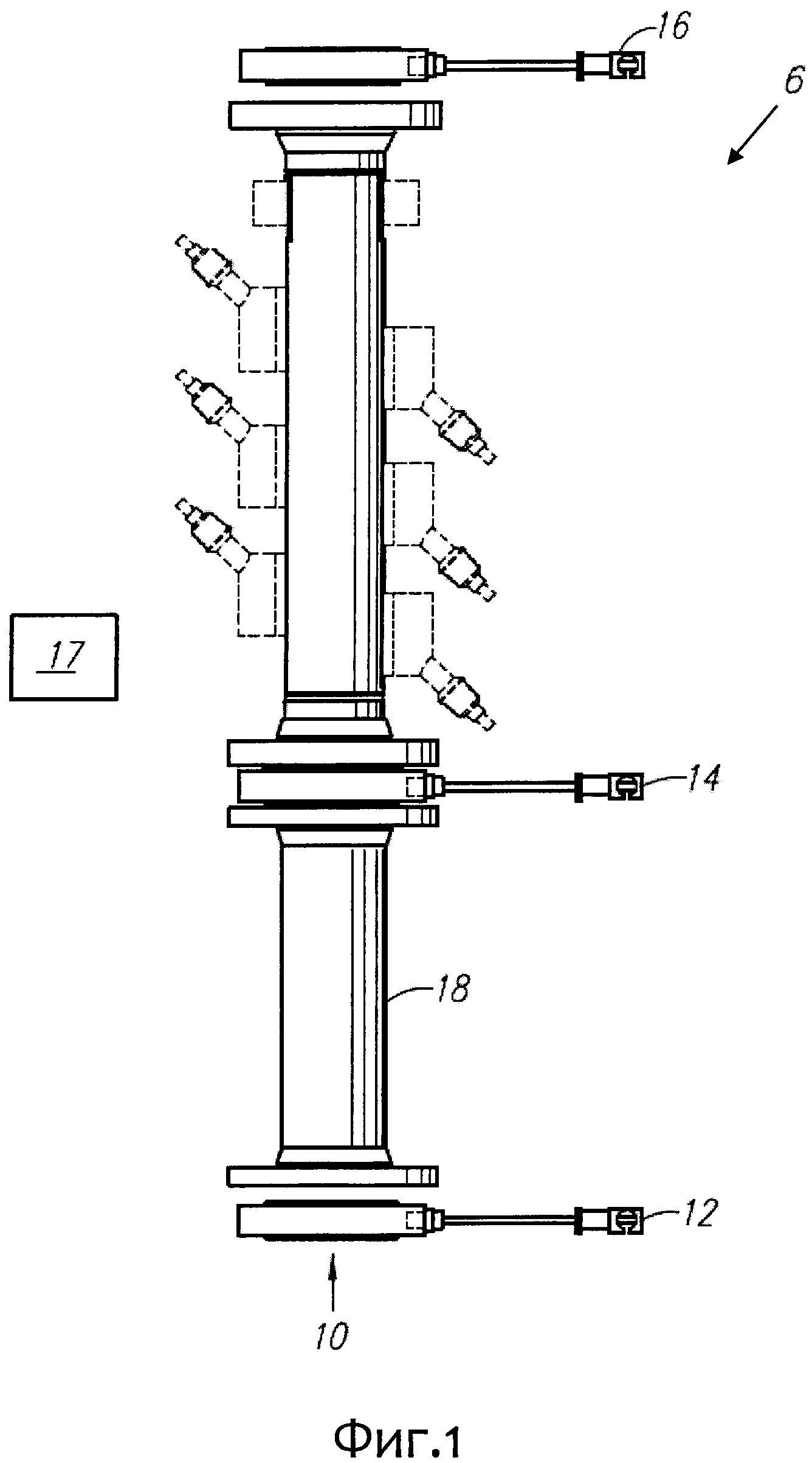Многофазный ультразвуковой расходомер для трубопроводов