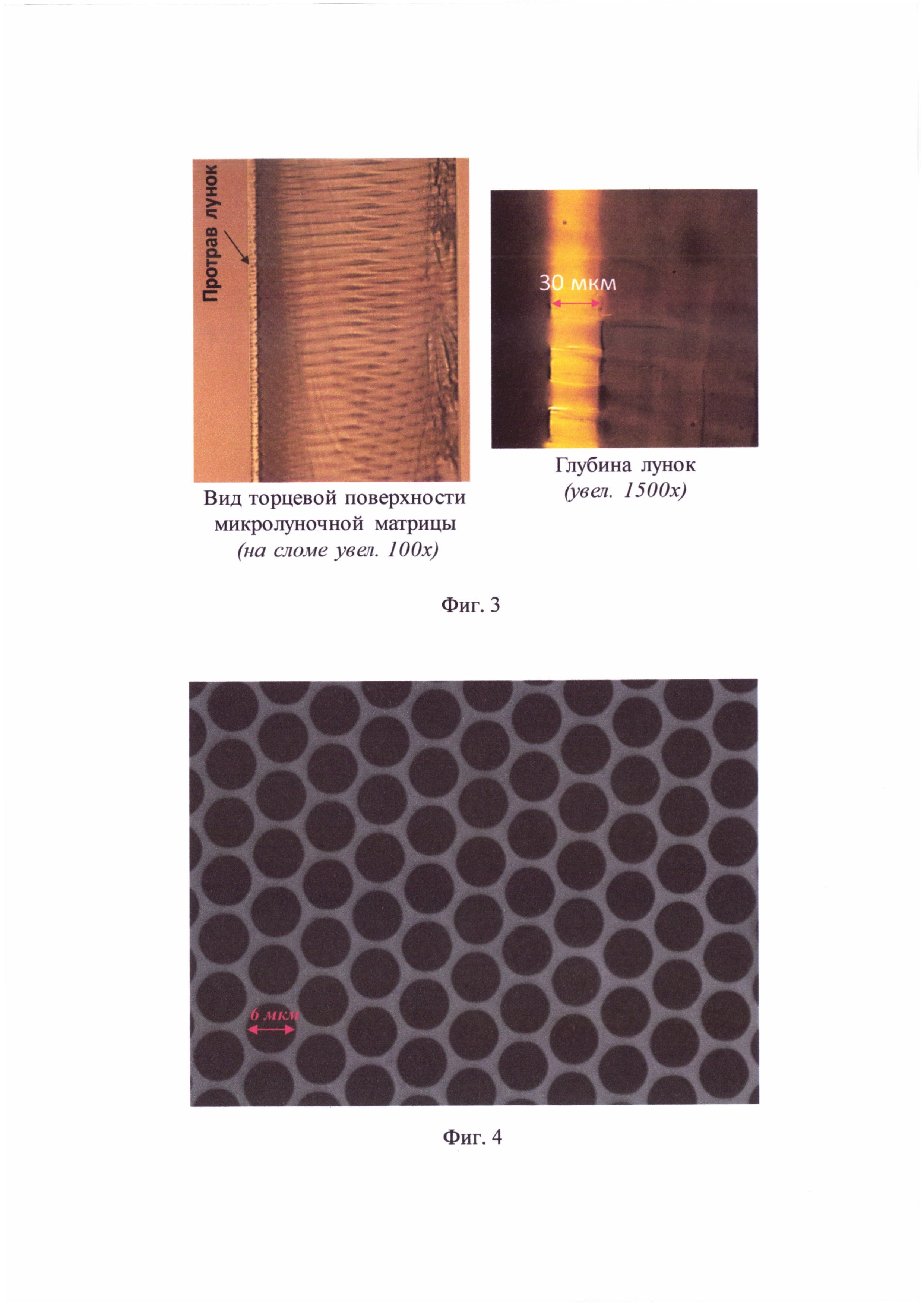 Способ изготовления волоконно-оптической матрицы для биочипа (варианты)