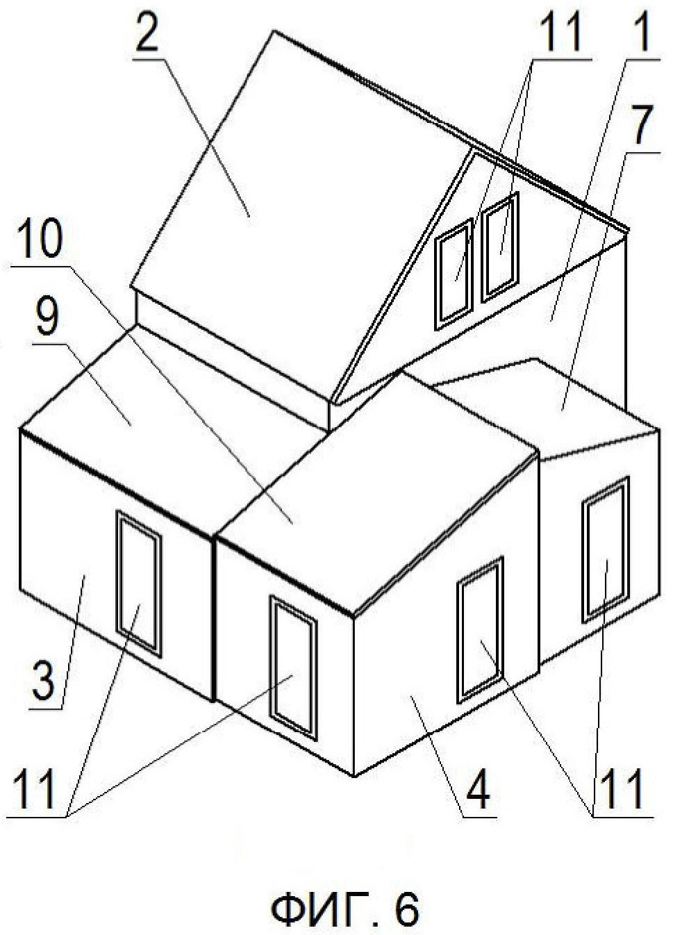 Модульный конвертируемый жилой дом