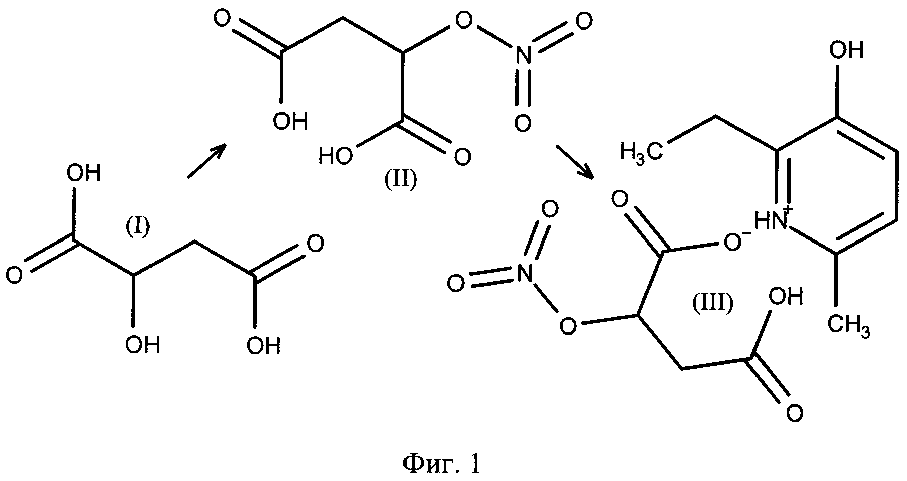 Способ получения 2-нитроксисукцината 3-окси-6-метил-2-этилпиридина