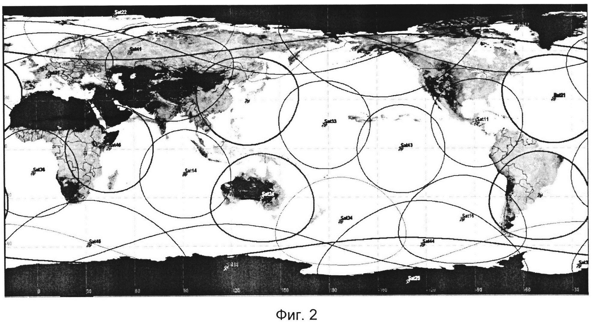 Глобальная система спутниковой связи и передачи данных с космическими аппаратами на низкой круговой орбите