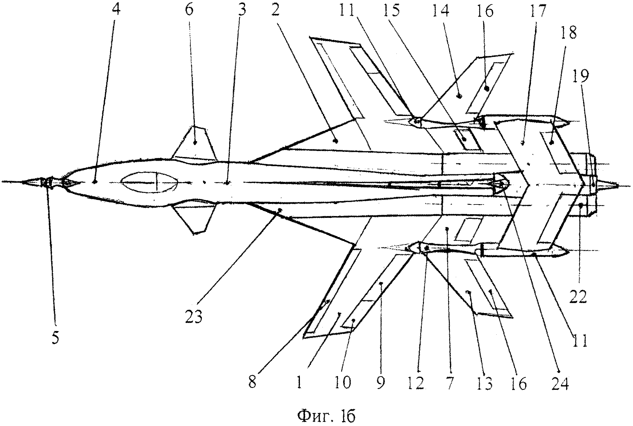 Ту 128 аэродинамическая схема