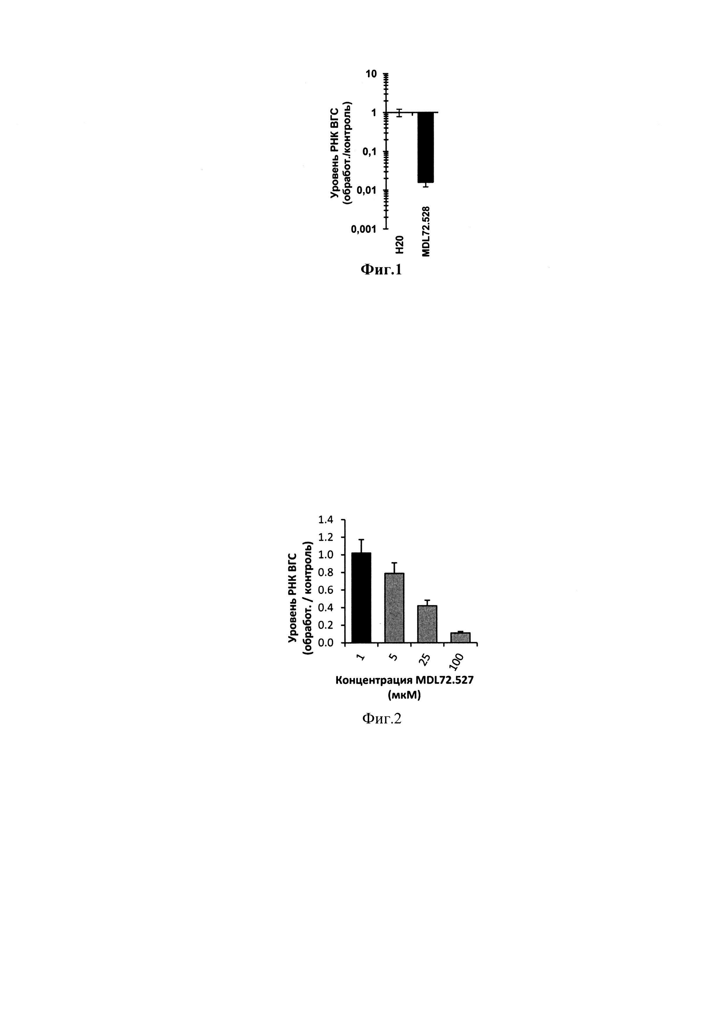 Способ применения дигидрохлорида N,N’-бис-(2,3-бутадиенил)-1,4-диаминобутана (MDL72.527) для подавления репродукции вируса гепатита С