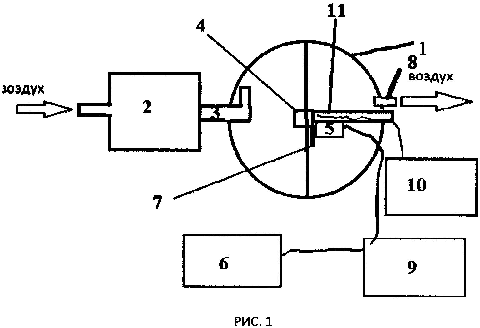 Автоматический сигнализатор (АСБ1) и способ определения в воздухе биопримесей