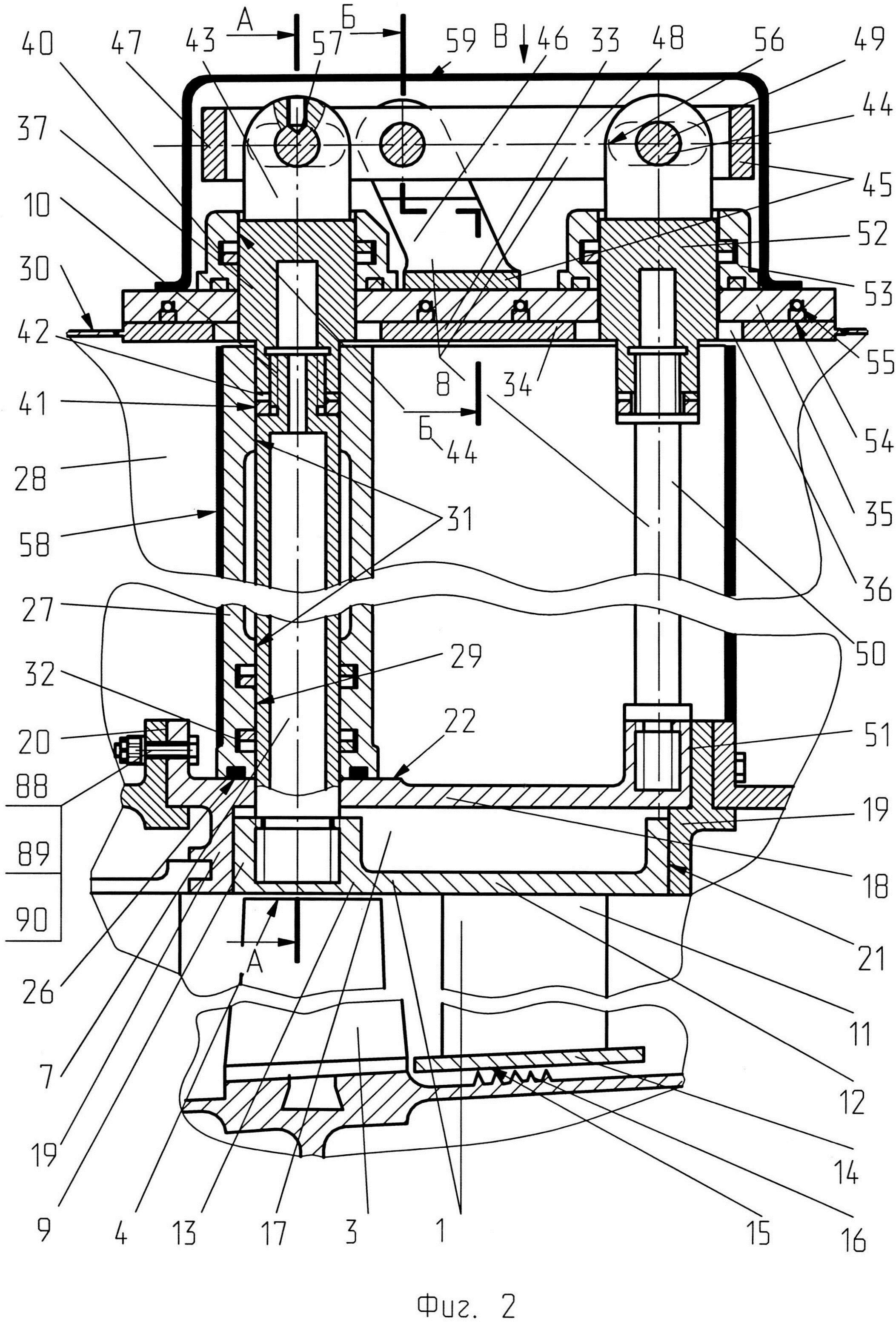 Автоматическое устройство термомеханического управления радиальным зазором между концами рабочих лопаток ротора и статора компрессора или турбины двухконтурного газотурбинного двигателя