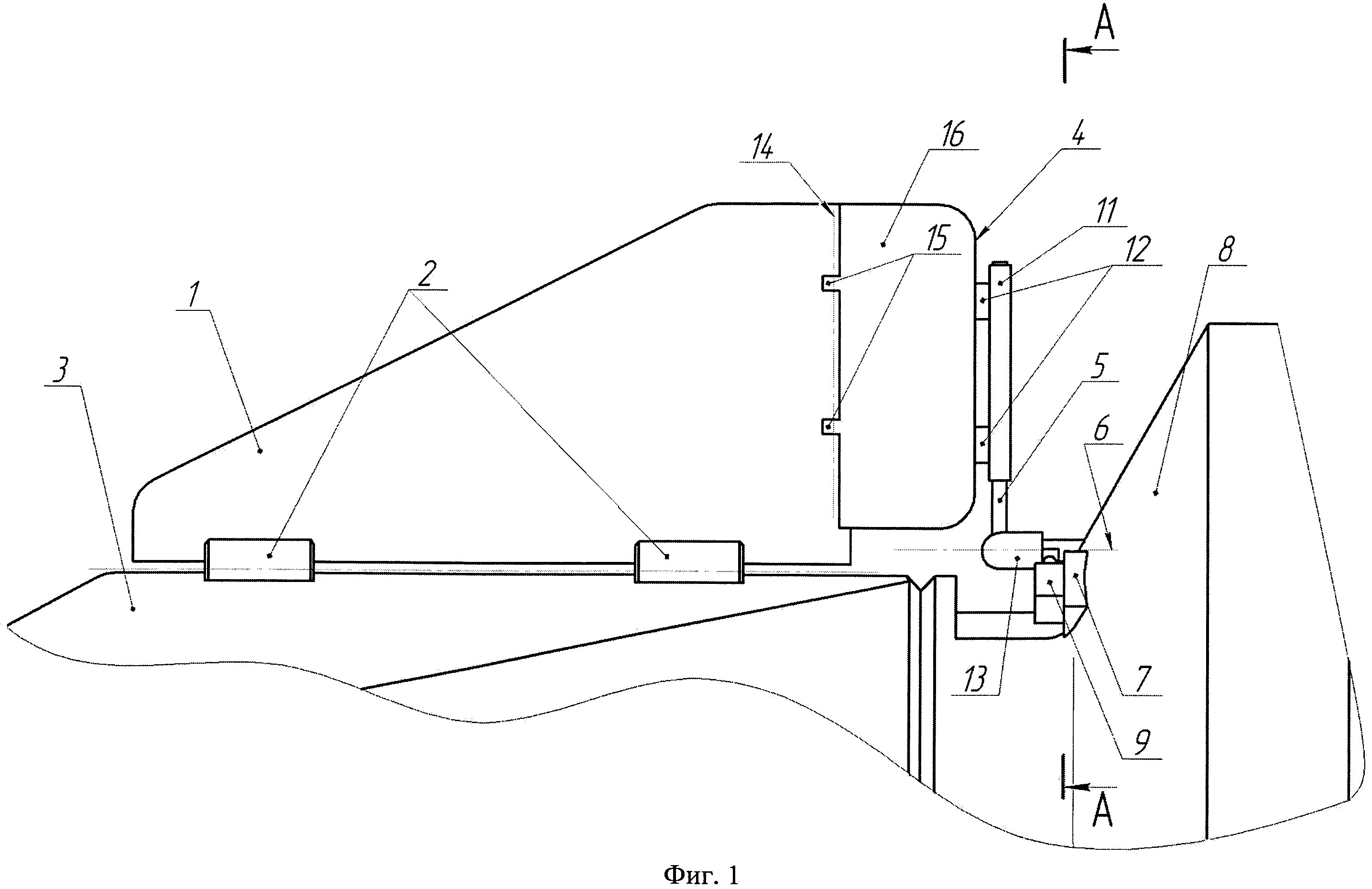 Механизм раскрытия консолей крыла летательного аппарата