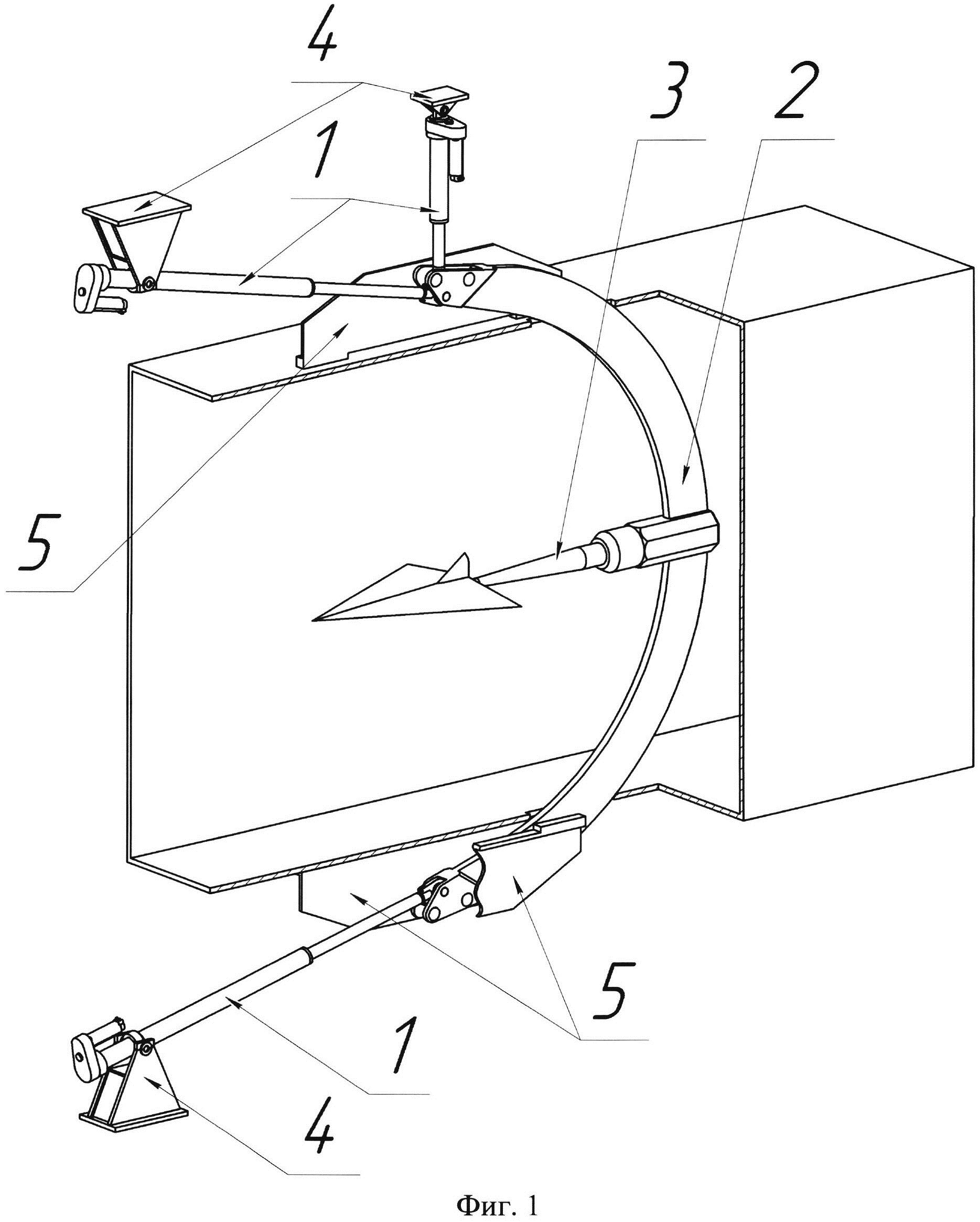 Устройство для управления положением модели в аэродинамической трубе