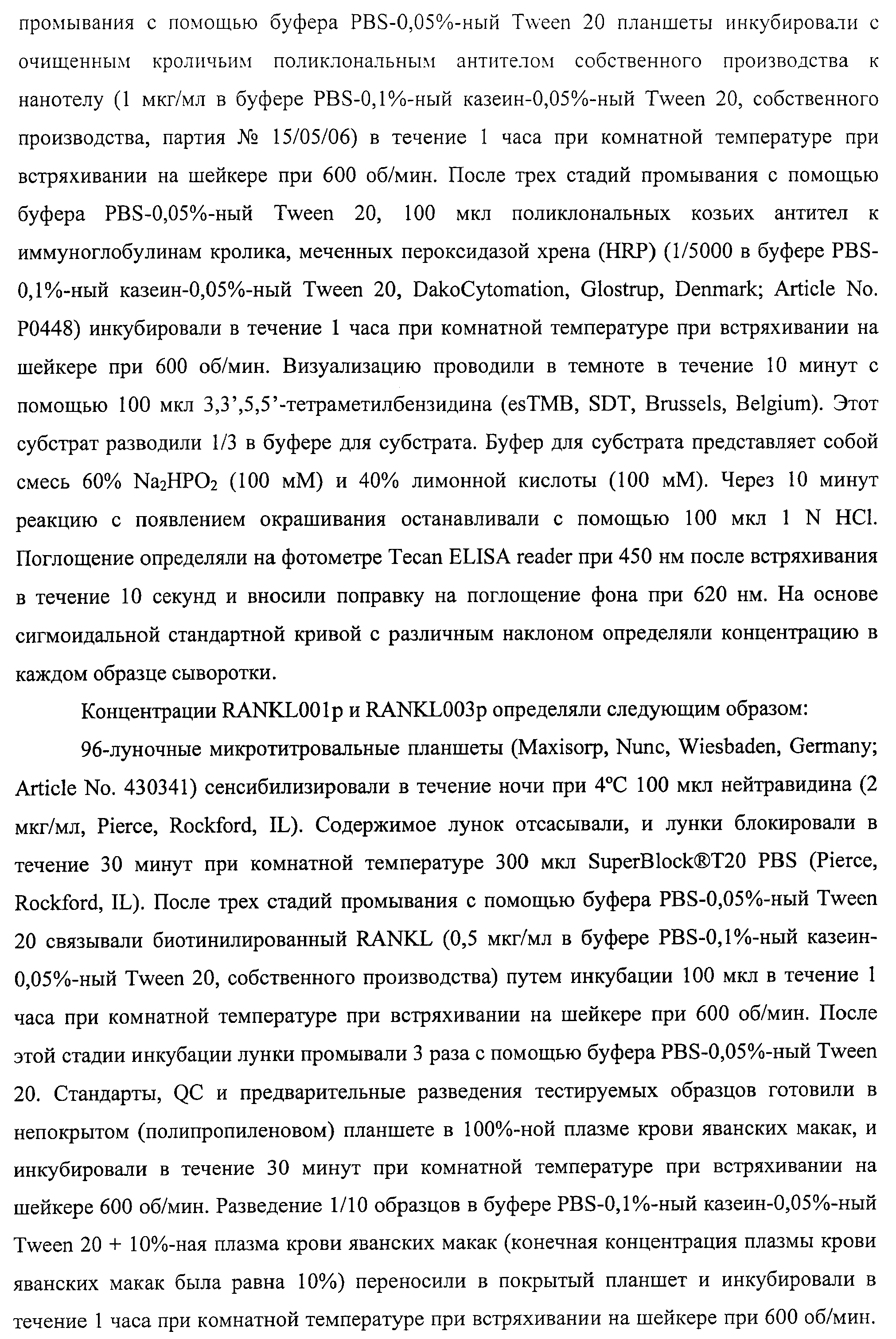 АМИНОКИСЛОТНЫЕ ПОСЛЕДОВАТЕЛЬНОСТИ, НАПРАВЛЕННЫЕ НА RANK-L, И ПОЛИПЕПТИДЫ, ВКЛЮЧАЮЩИЕ ИХ, ДЛЯ ЛЕЧЕНИЯ ЗАБОЛЕВАНИЙ И НАРУШЕНИЙ КОСТЕЙ