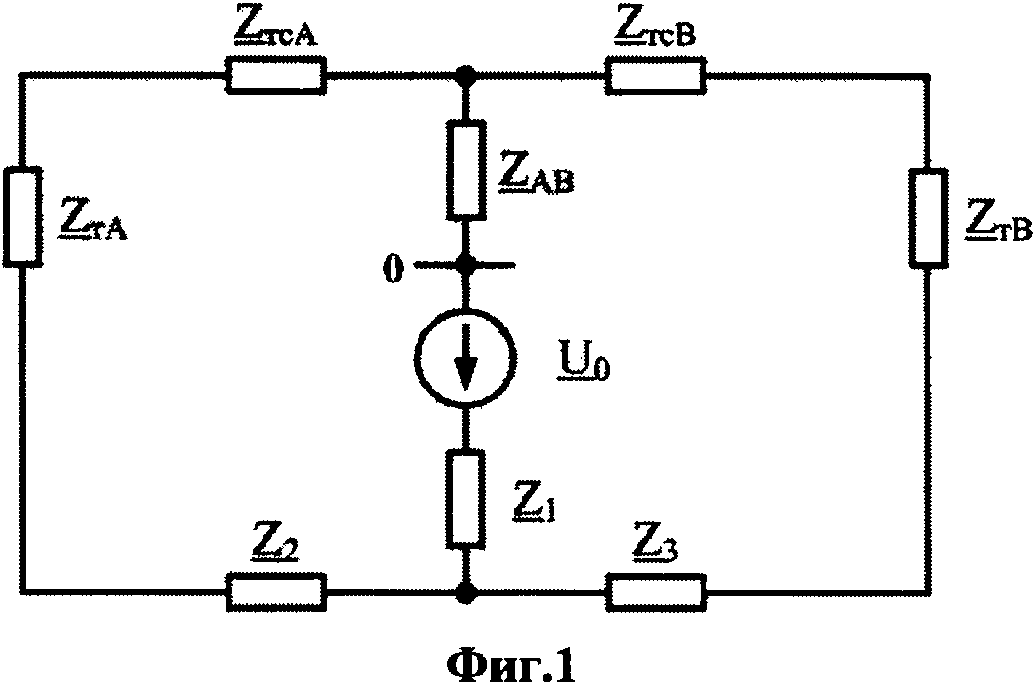 Стенд для расчета токов короткого замыкания межподстанционной зоны тяговой сети переменного тока