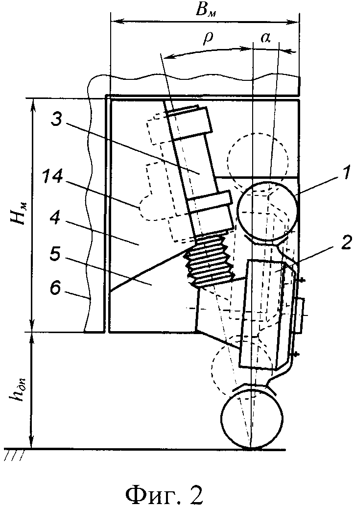 Гидропневматическая независимая подвеска колесного модуля транспортного средства