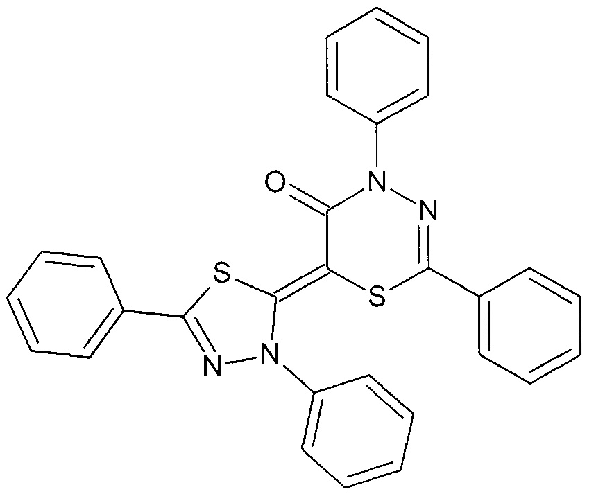 6-(3,5-Дифенил-1,3,4-тиадиазол-2(3Н)-илиден)-2,4-дифенил-4Н-1,3,4-тиадиазин-5-он и способ его получения