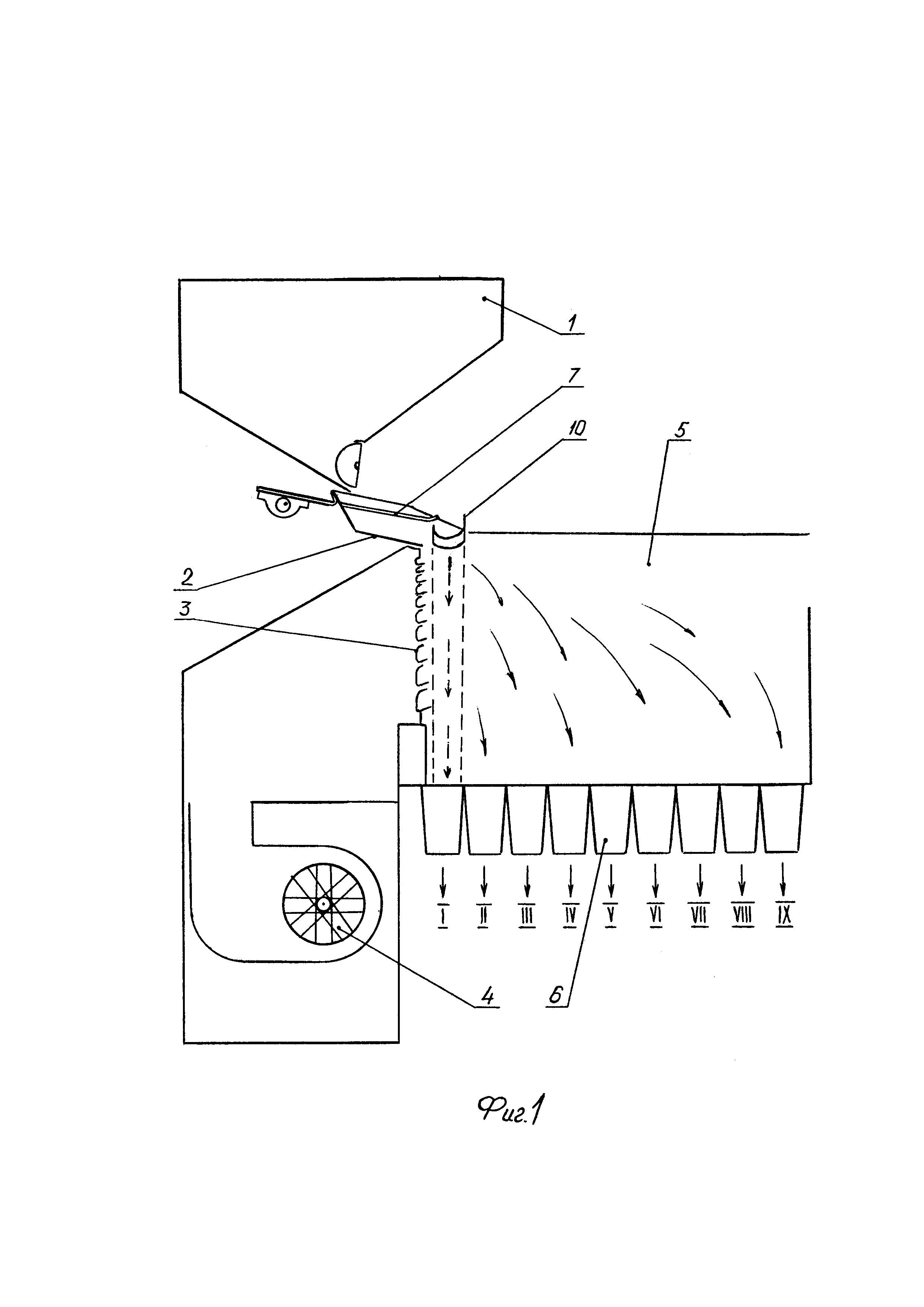 Воздушно ситовый сепаратор для зерна схема