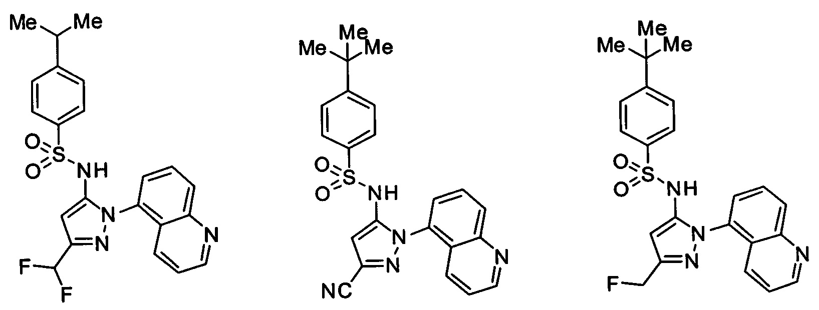 Аза-арил-1Н-пиразол-1-ил-сульфонамиды