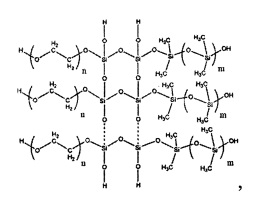 Олигосилоксаны с гидрофильными и гидрофобными ответвлениями в качестве модификатора для силоксановых каучуков и способ их получения