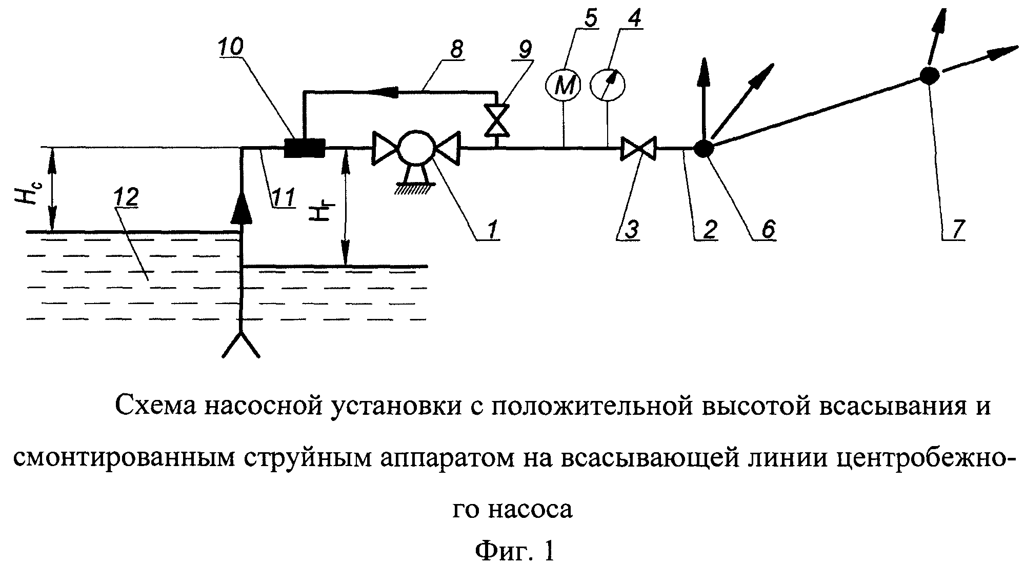 Всасывающая установка схема