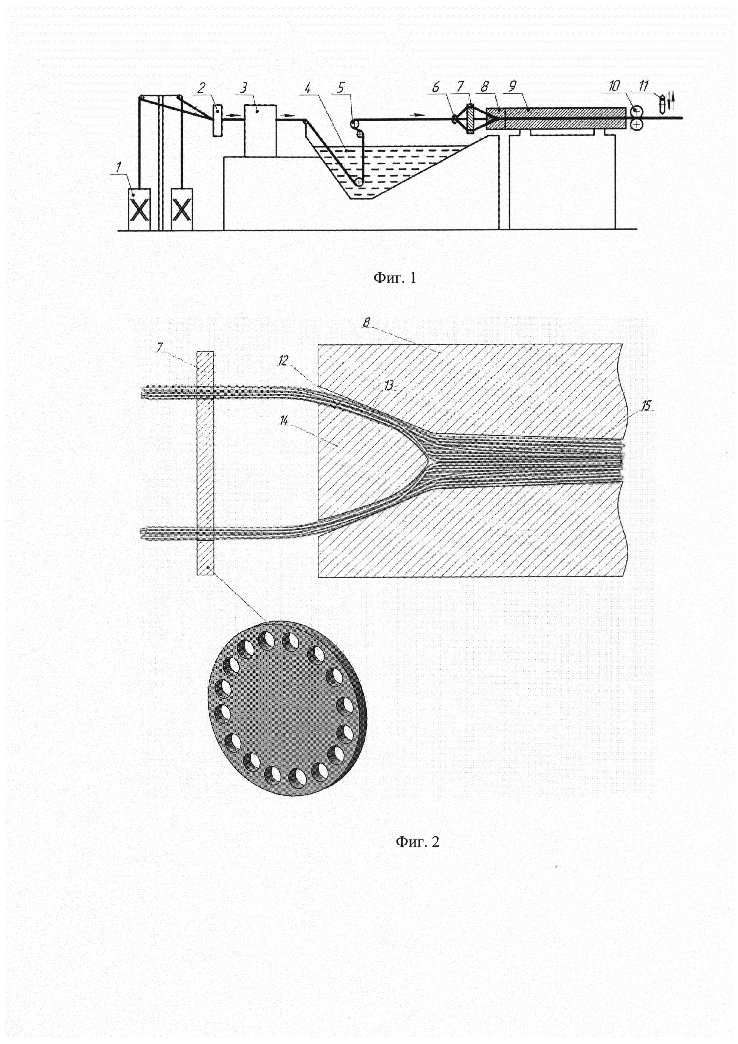 Пултрузионная установка для изготовления стержней из полимерных композиционных материалов