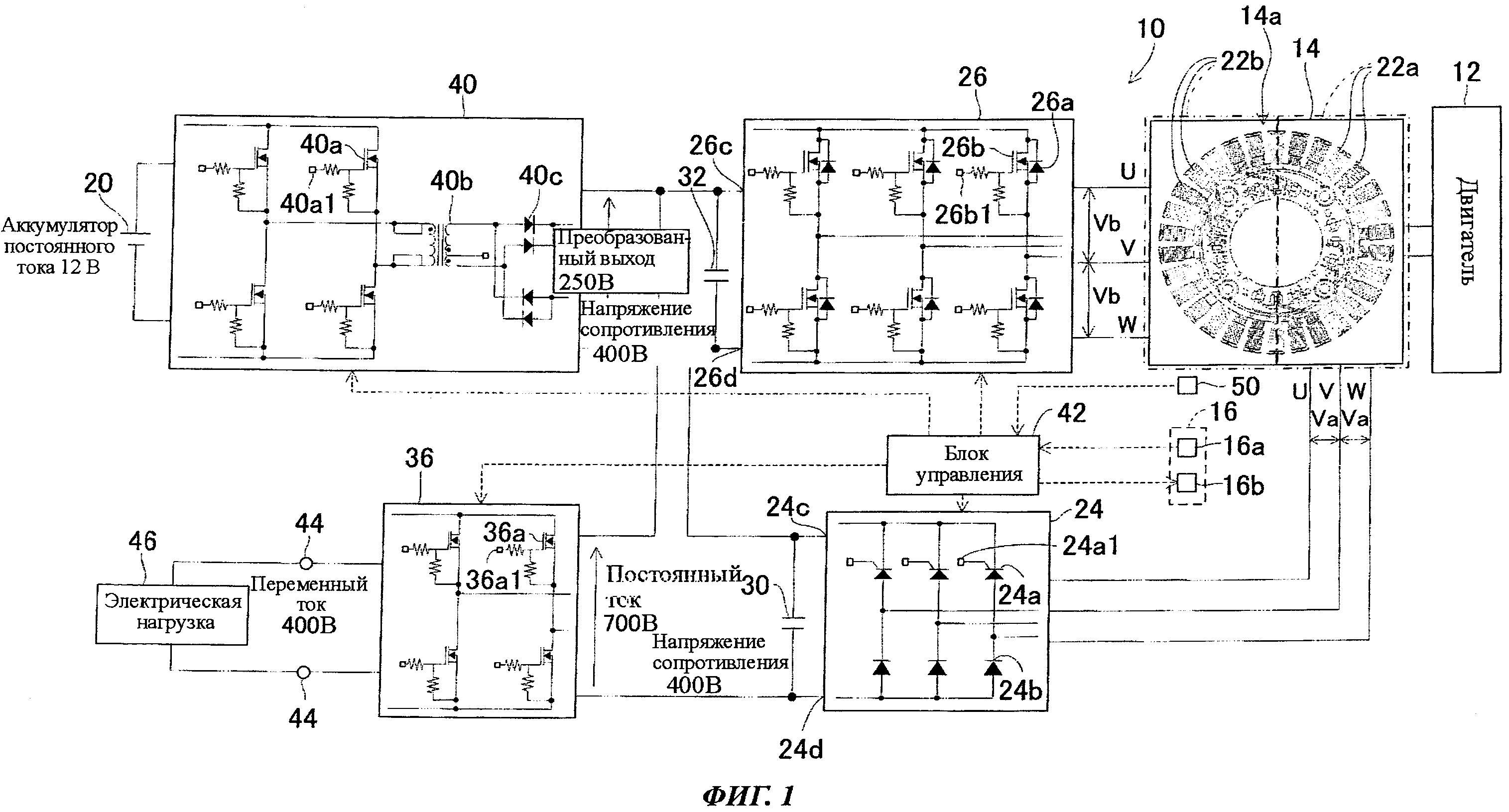 Схема инверторного бензогенератора