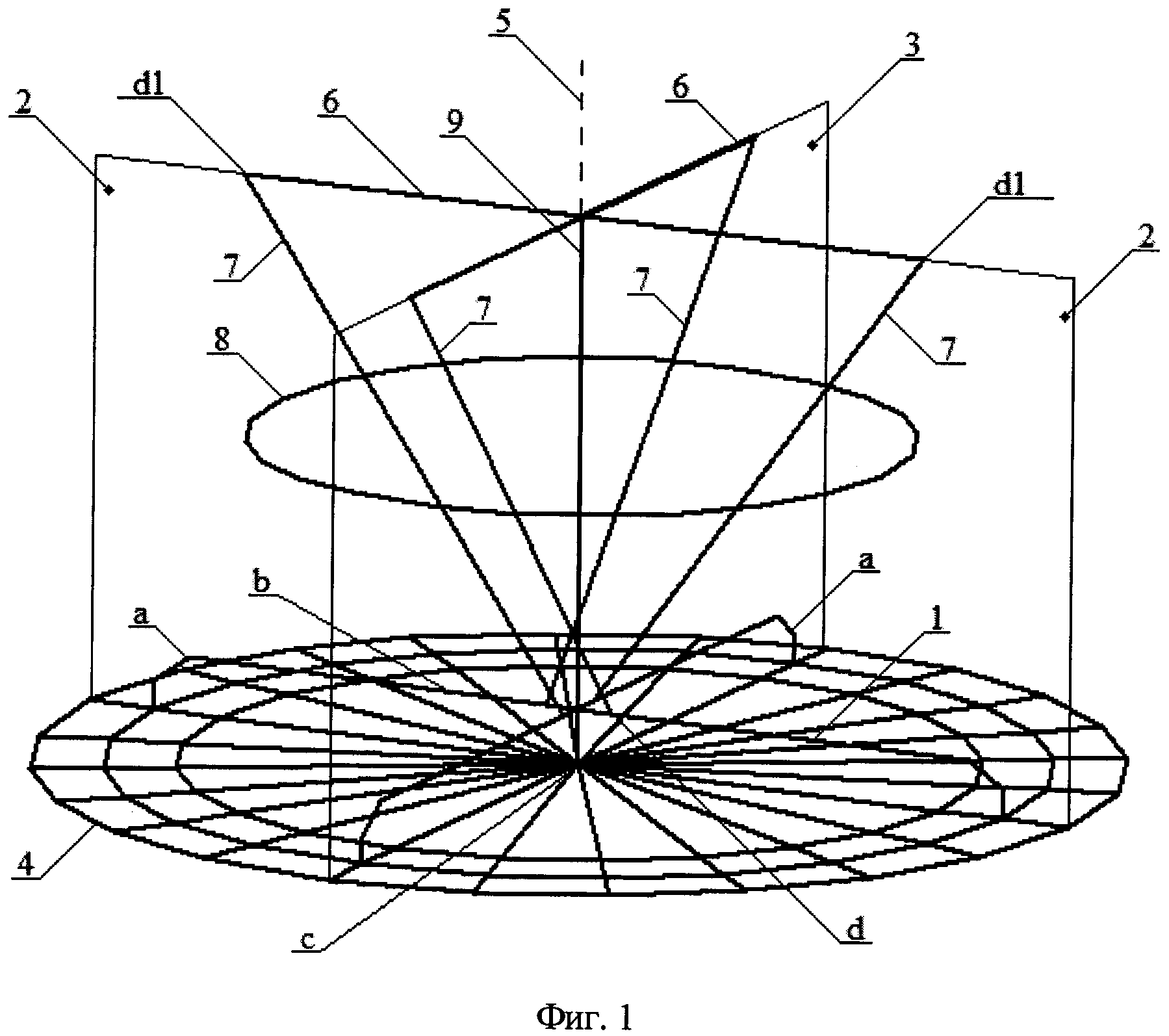 Треугольно-дуговая антенна круговой поляризации Милкина-Калитёнкова