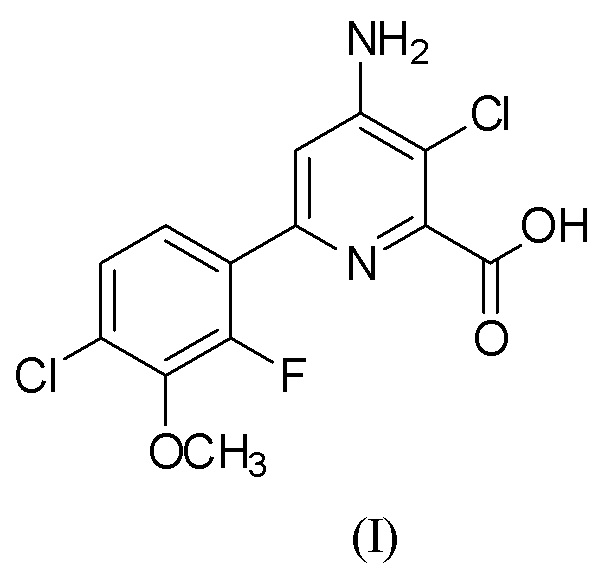 Гербицидные композиции, содержащие 4-амино-3-хлор-6-(4-хлор-2-фтор-3-метоксифенил)пиридин-2-карбоновую кислоту