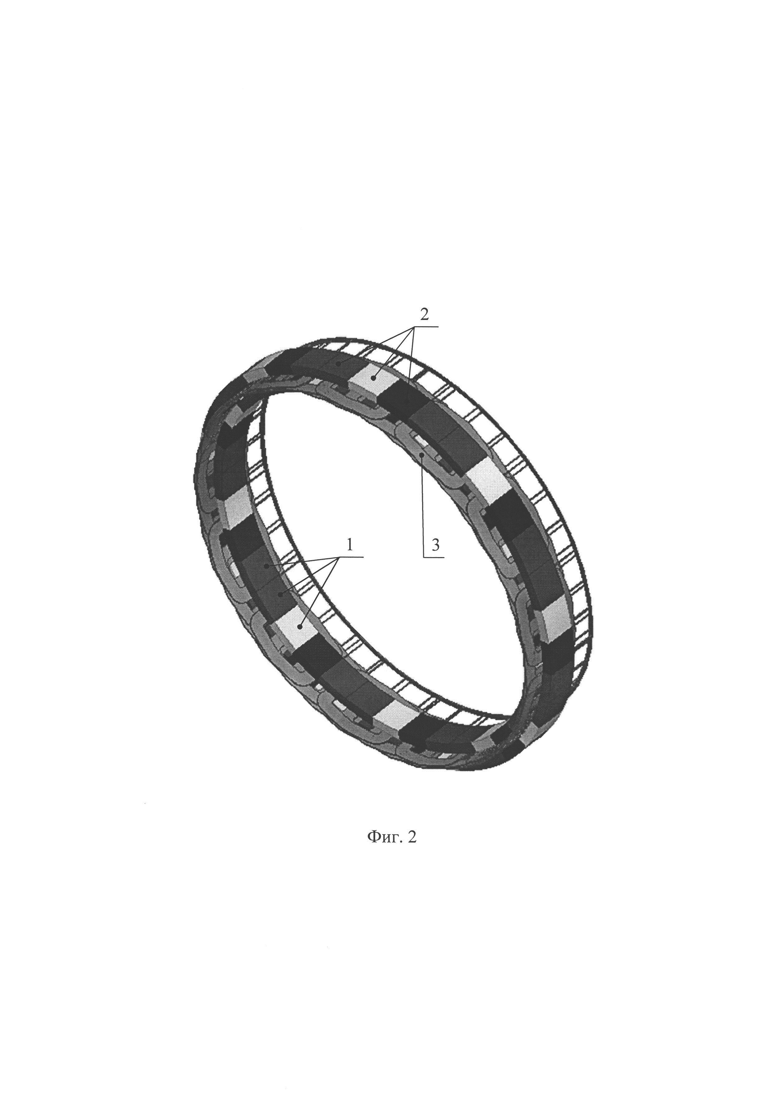Способ намагничивания и сборки кольца Хальбаха ротора электромашины (варианты)