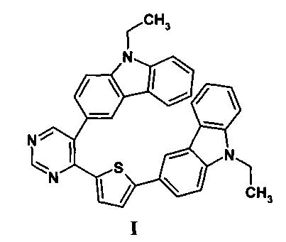 5-(9-этил-9Н-карбазол-3-ил)-4-[5-(9-этил-9Н-карбазол-3-ил)-тиофен-2-ил]-пиримидин