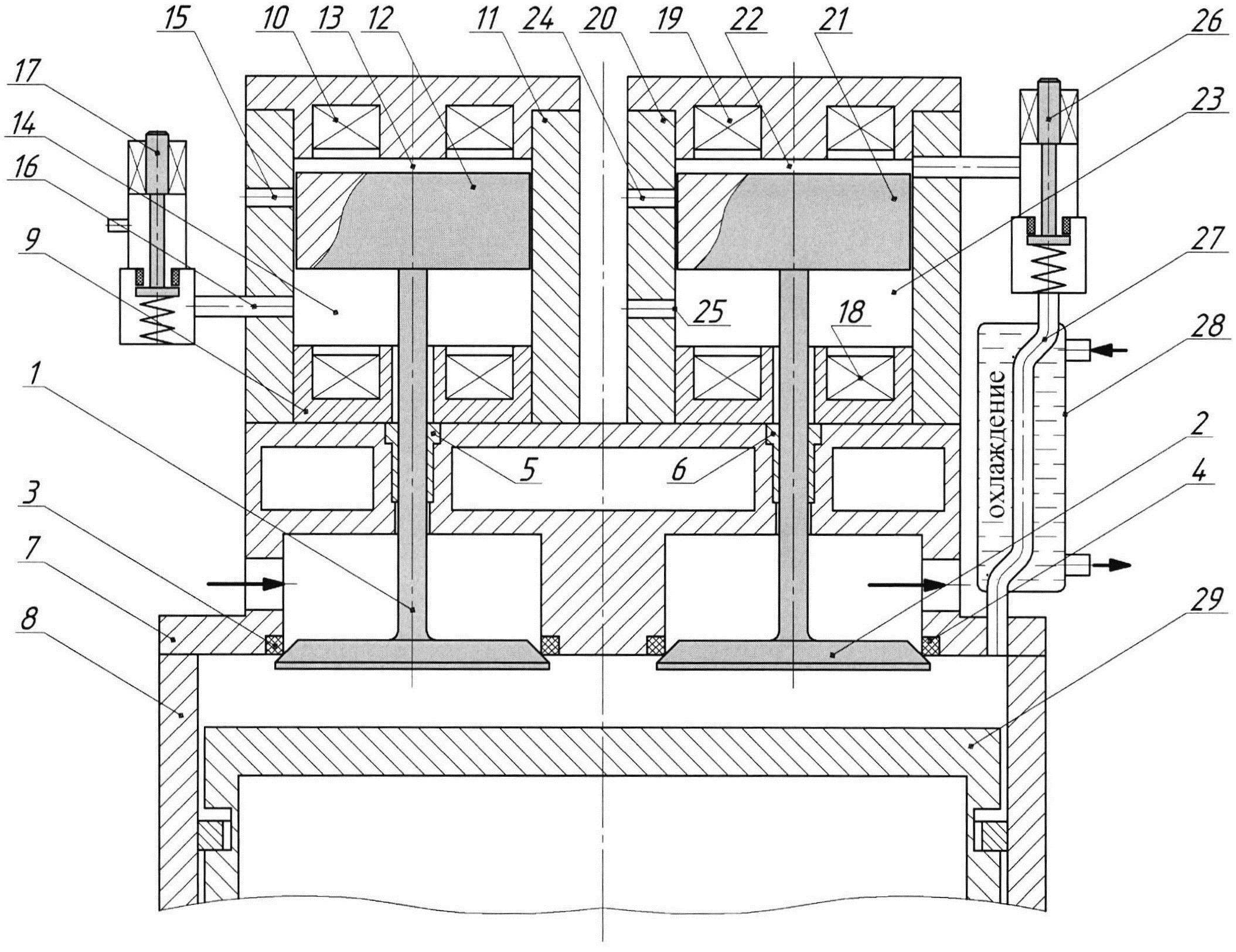 Механизм газораспределения поршневого двигателя внутреннего сгорания