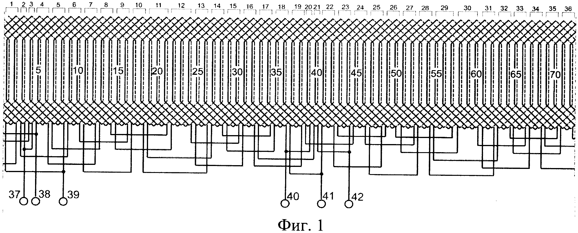 Автономный асинхронный генератор с полюсопереключаемой двухслойной обмоткой статора на 12/10 полюсов