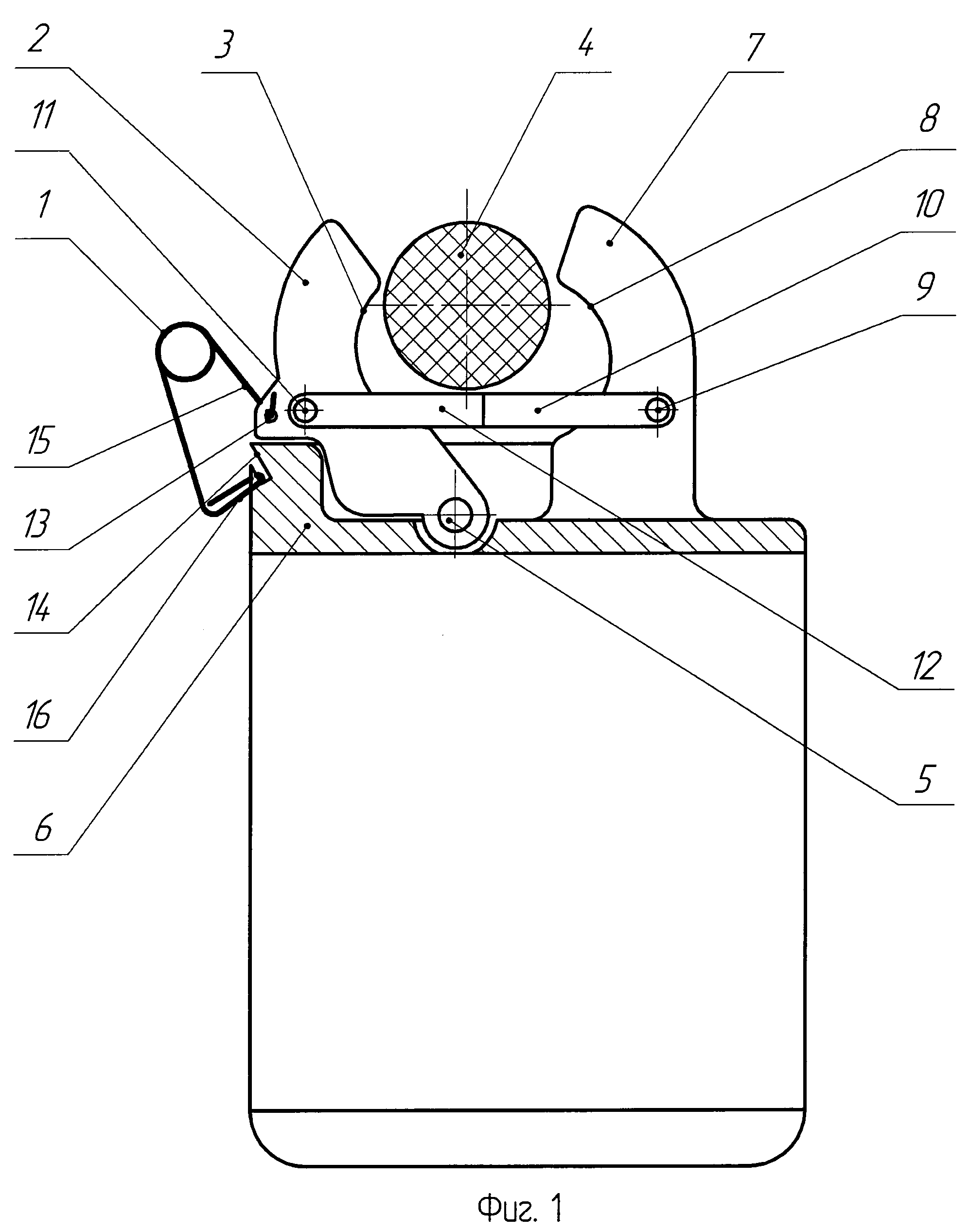 Устройство для крепления индикатора короткого замыкания на провод воздушной линии электропередачи