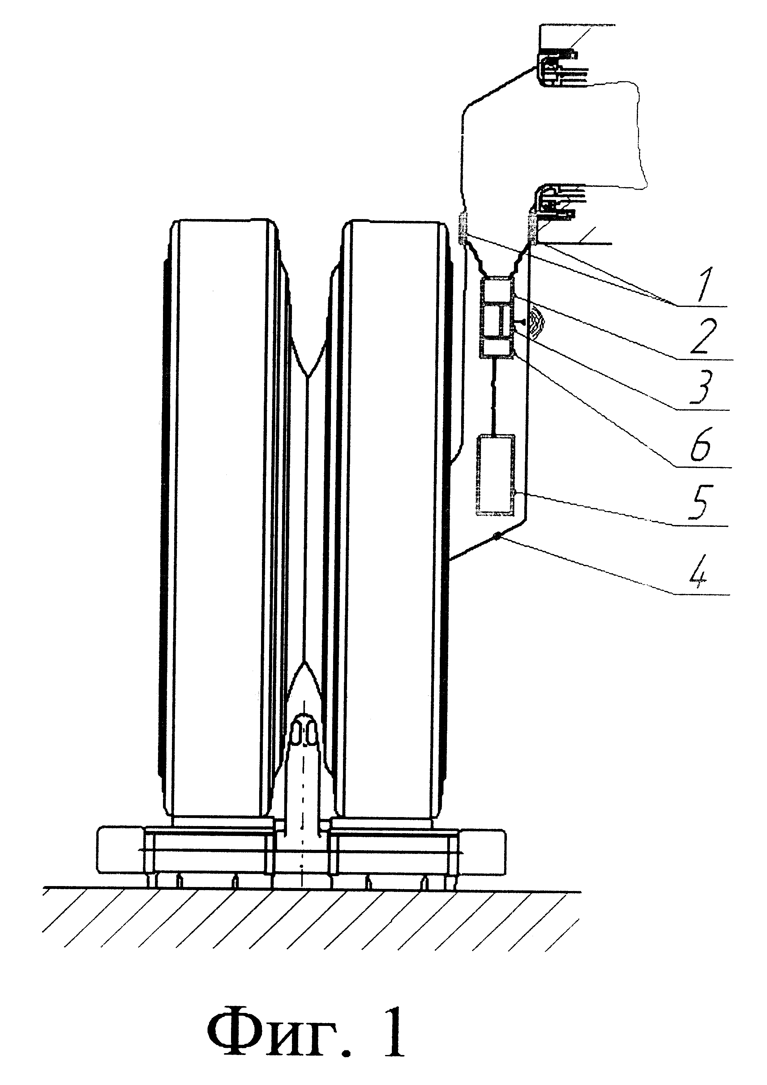 Система дистанционного телеметрического измерения коэффициента сопротивления уводу шин опорных катков гусеничных машин