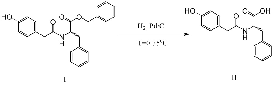 Новый способ получения (S)-2-(2-(4-гидроксифенил)ацетамидо)-3-фенилпропановой кислоты