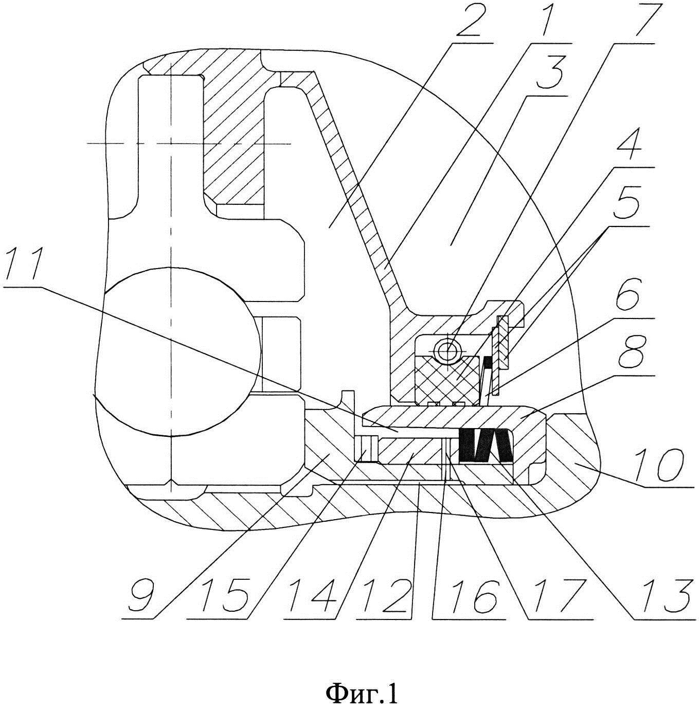 Контактное радиально-торцевое графитовое уплотнение ротора турбомашины