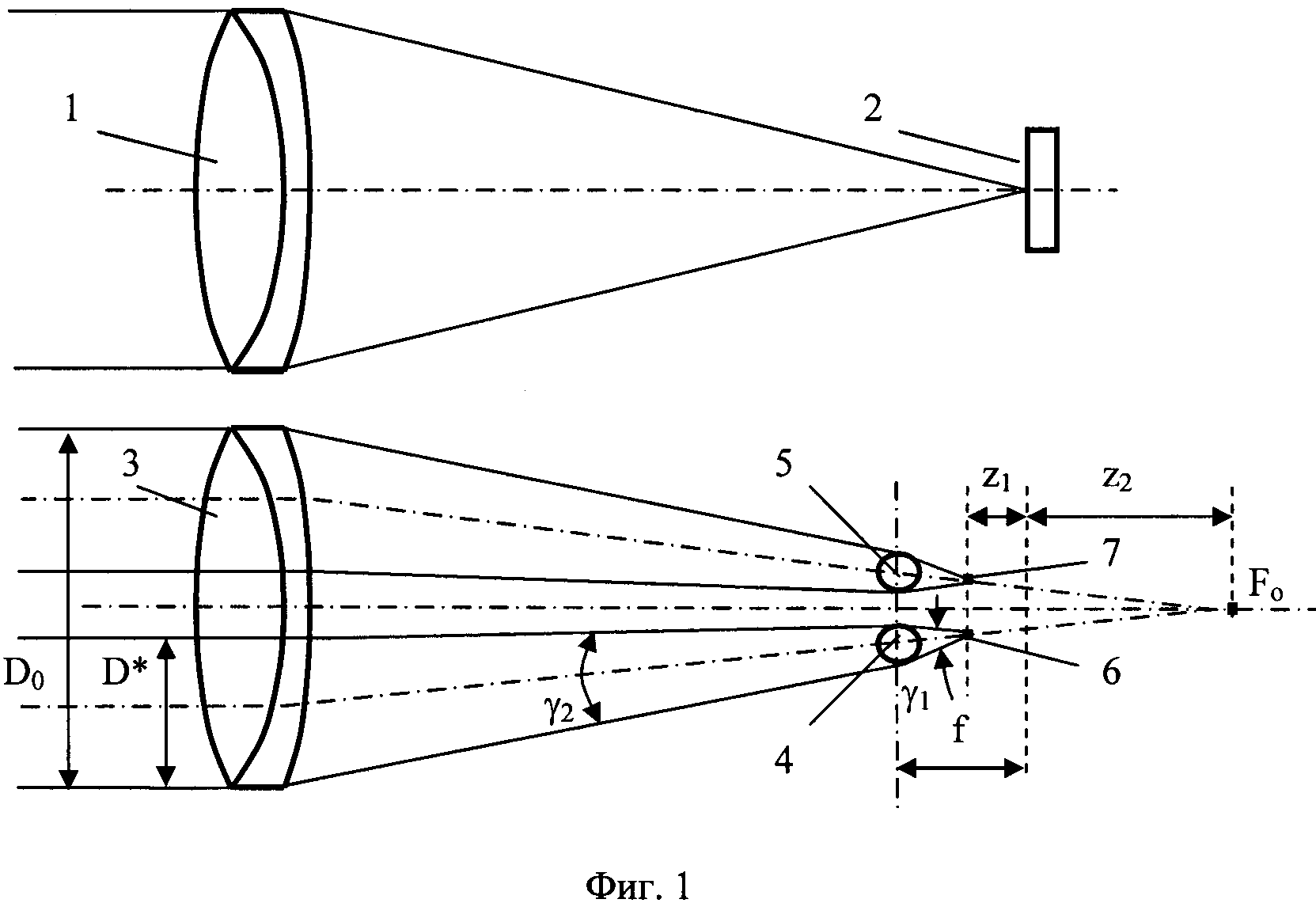 Лазерный дальномер с комбинированным лазерным излучателем