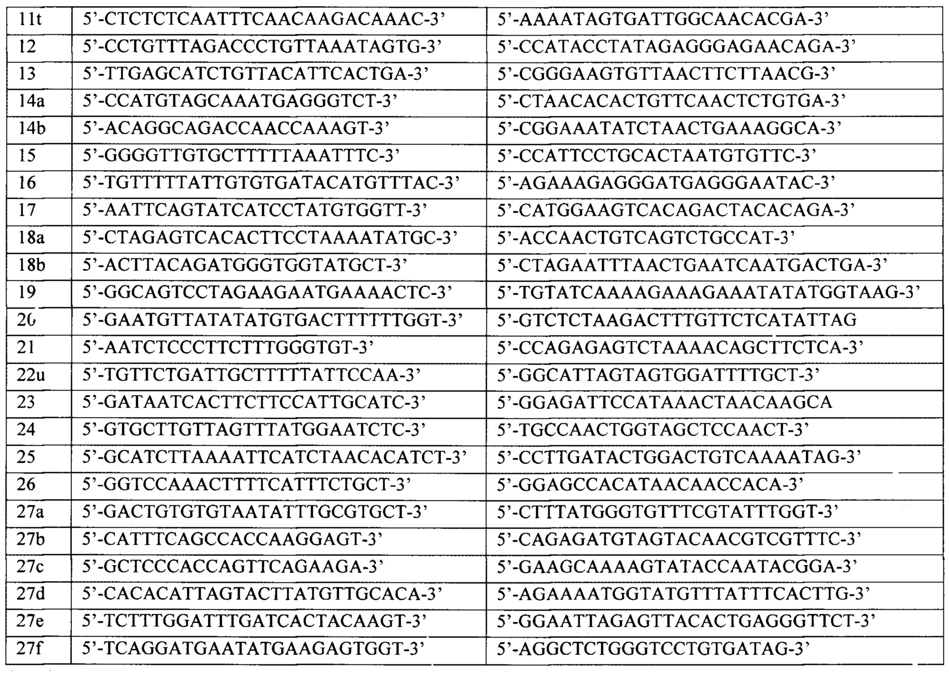 Способ определения нуклеотидных последовательностей экзонов генов BRCA1 и BRCA2