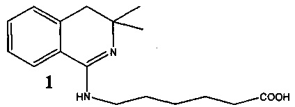 6-(3,3- диметил-3,4-дигидроизохинолин-1-ил) аминогексановая кислота и фармацевтическая композиция на ёе основе, обладающие анальгетической активностью