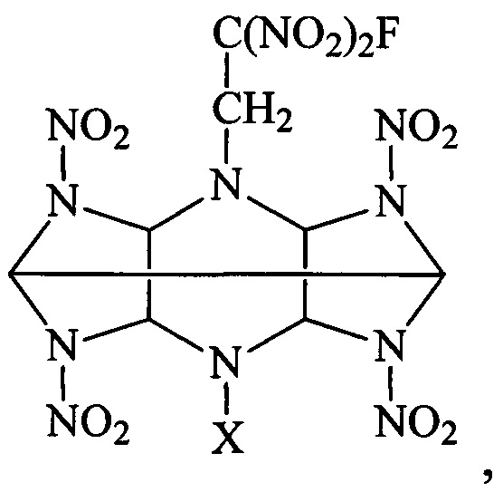 4(10)-(2-Фтор-2,2-динитроэтил)полинитрогексаазаизовюрцитаны и способ их получения