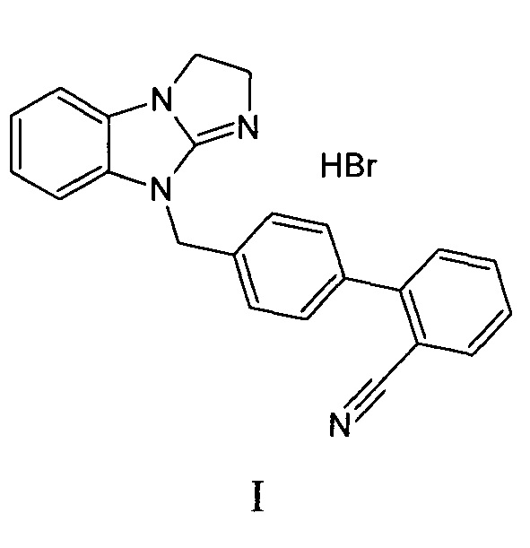 Гидробромид 4'-(2,3-дигидро-9Н-имидазо[1,2-а]бензимидазол-9-ил-метил)бифенил-2-карбонитрил, проявляющий свойства активатора АМФ-активируемой протеинкиназы (АМРК)