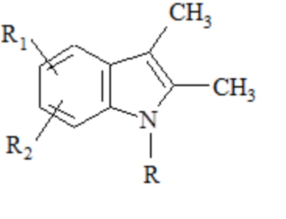 Способ получения монохлорацетатов замещенных 5-,6-,7-аминоиндолов, обладающих противомикробным действием
